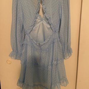 Blue women’s dress never worn